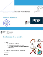 Sesión 3: Escalares y Vectores: Módulo de Física