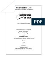 Planeación Estrategica Proyecto 1