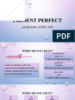 Present Perfect With Just Already and Yet Flashcards Reading Comprehension Exercises - 65477