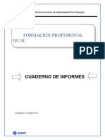 Formación Profesional Dual: Cuaderno de Informes