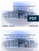 Inventario Fisico de Bienes en Existencia de Almacen Del La Red Bepeca Direccion Regional de Salud - Callao
