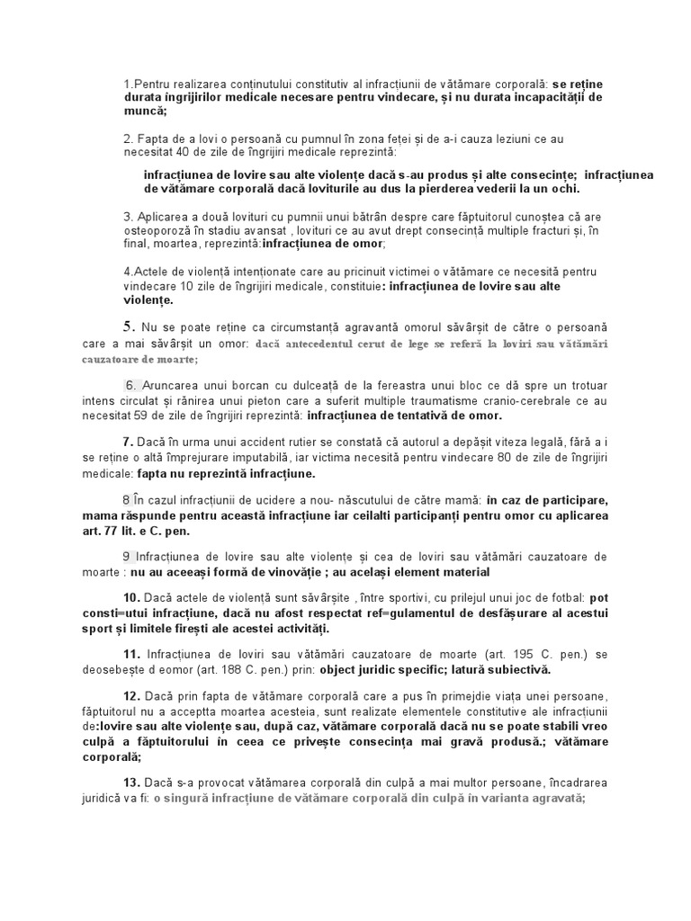 Raspunsuri-Test Infractiuni | PDF