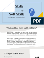 Hard Skills Vs Soft Skills: By: Pringle, Dan, Javion, and Maikael