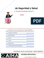 Gestión de Seguridad y Salud: Mg. Ing. Prada Hernández Rony G