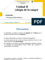 Unidad II Farmacología de La Sangre: Contenido