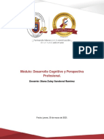 Módulo: Desarrollo Cognitivo y Perspectiva Profesional.: Docente: Diana Zulay Sandoval Ramírez