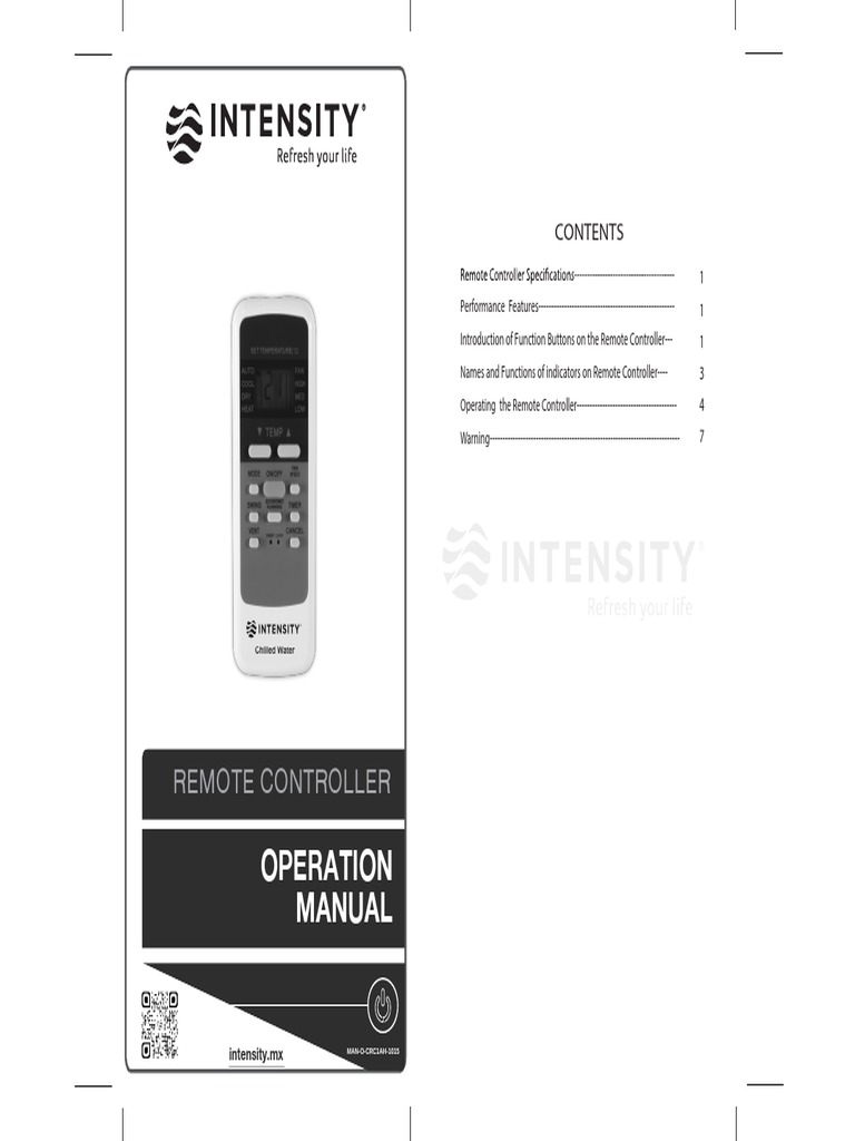 R51 Remote Control User Manual | PDF | Air Conditioning | Remote Control