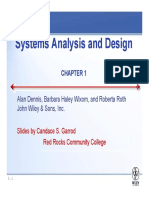 Systems Analysis and Design Systems Analysis and Design