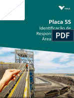 Identificação de Responsáveis Por Áreas e Postos: Placa 5S