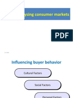 Analysing Consumer Markets