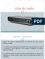 Interfaz de Audio