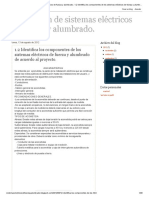 Inst de sist eléctricos de fuerza y alumbrado.