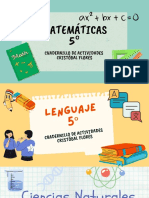 Matemáticas 5°: Cuadernillo de Actividades Cristóbal Flores