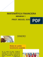 Matemática Financiera: Prof. Miguel Sosa