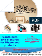 Containers and closures for dispensed products