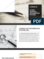 Cardiology and Radiology Information Systems