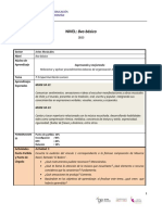NIVEL: 8vo Básico: Sector Nivel Núcleo de Aprendizaje