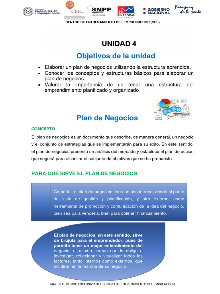 Guía para Elaborar un Plan de Negocios | PDF | Plan de negocios | Marketing