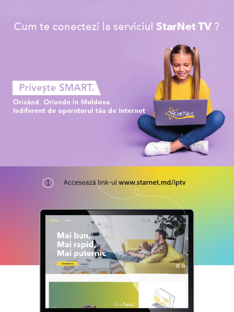 Cum Te Conectezi La Serviciul Starnet TV ?: Oricând. Oriunde În Moldova ...
