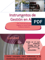 Instrumentos de Gestión en APS