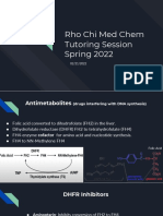 Med Chem Tutoring Session 2