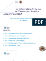 INF6110 - Reflections On Information Systems Development Theory and Practice