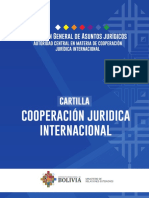 Cooperación Juridica Internacional: Cartilla Cartilla