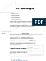 StarTutorial - PHP Crud Tutorial Part 1