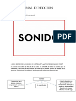 Final Direccion: 1) Tema: Sonido