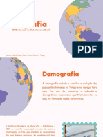 Demografia: Daniela, Gabriel Souza, Isaac, Maria Hellloisa e Thiago