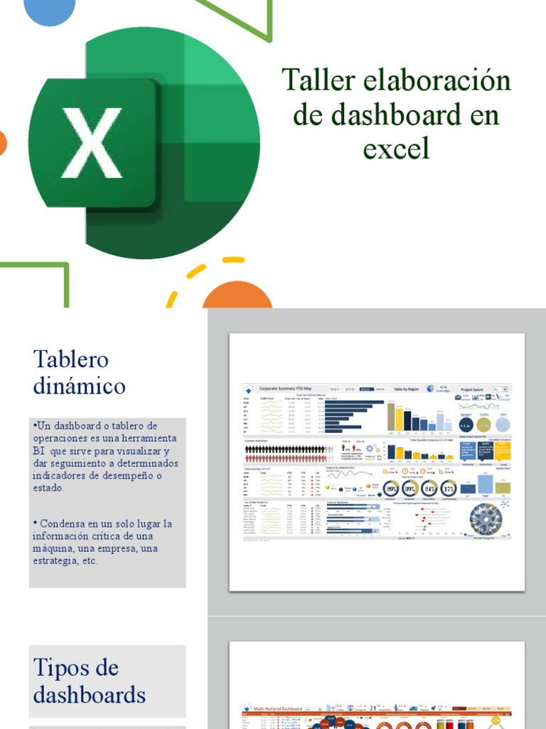 Taller de Creación de Dashboards en Excel | PDF | Informática