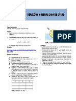 Fisica III: Reflexion Y Refraccion de La Luz