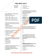 PMC Mock Test 5