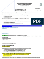 Fecha de Entrega: A Más Tardar El Domingo 21 de Febrero Antes de Las 11:50 de La Noche A Classroom o A Mi Correo Electrónico