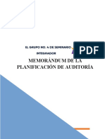 Planificación de Auditoría G-4