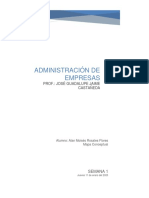 Administración de Empresas: Prof.: José Guadalupe Jaime Castañeda
