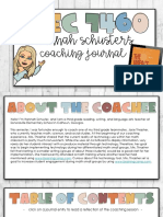 Hannah Schuster Coaching Journal