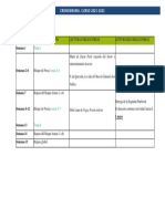 CRONOGRAMA. CURSO 2021-2022: Tema 1