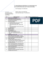 Form Permohonan Rekomendasi Sertifikat Standar Baru Dan Perpanjang Bagi Klinik Pratama Dan Utama Di Oss Rba