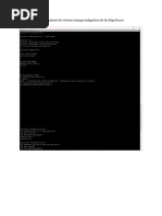 2a) Show (Include Descriptions) The Relevant Running Configuration For The Edge Router