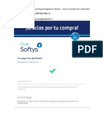 Clubsoftys Chile - Su Pago de Papel Higiénico Húme... Más 11 Item (S) Fue Realizado!