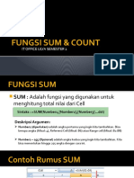 Fungsi Sum & Count