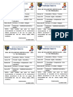 Rol de Examenes Mensuales Marzo - 2023