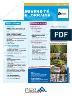 Université de Lorraine: Dispositif Accueil Avant Le Départ