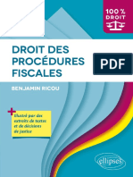 Droit Des Procédures Fiscales (Benjamin Ricou)