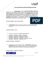 Minuta Contratual Fornecedor Pest Control - Opcao Dedetizadora Rio Branco PDF D4Sign