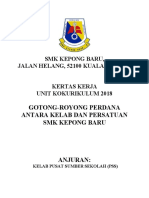 SPSK PK19 Kertas Kerjakokurikulum 2018 - Gotong Royong 2018