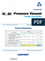 CH3349 - Lecture-09 Pressure Vessel Calculation