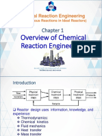 CRE Chapter 1 Overview of Chemical Reaction Engineering