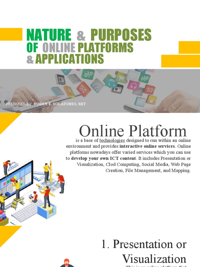 Nature and Purposes of Online Platforms | PDF | World Wide Web ...
